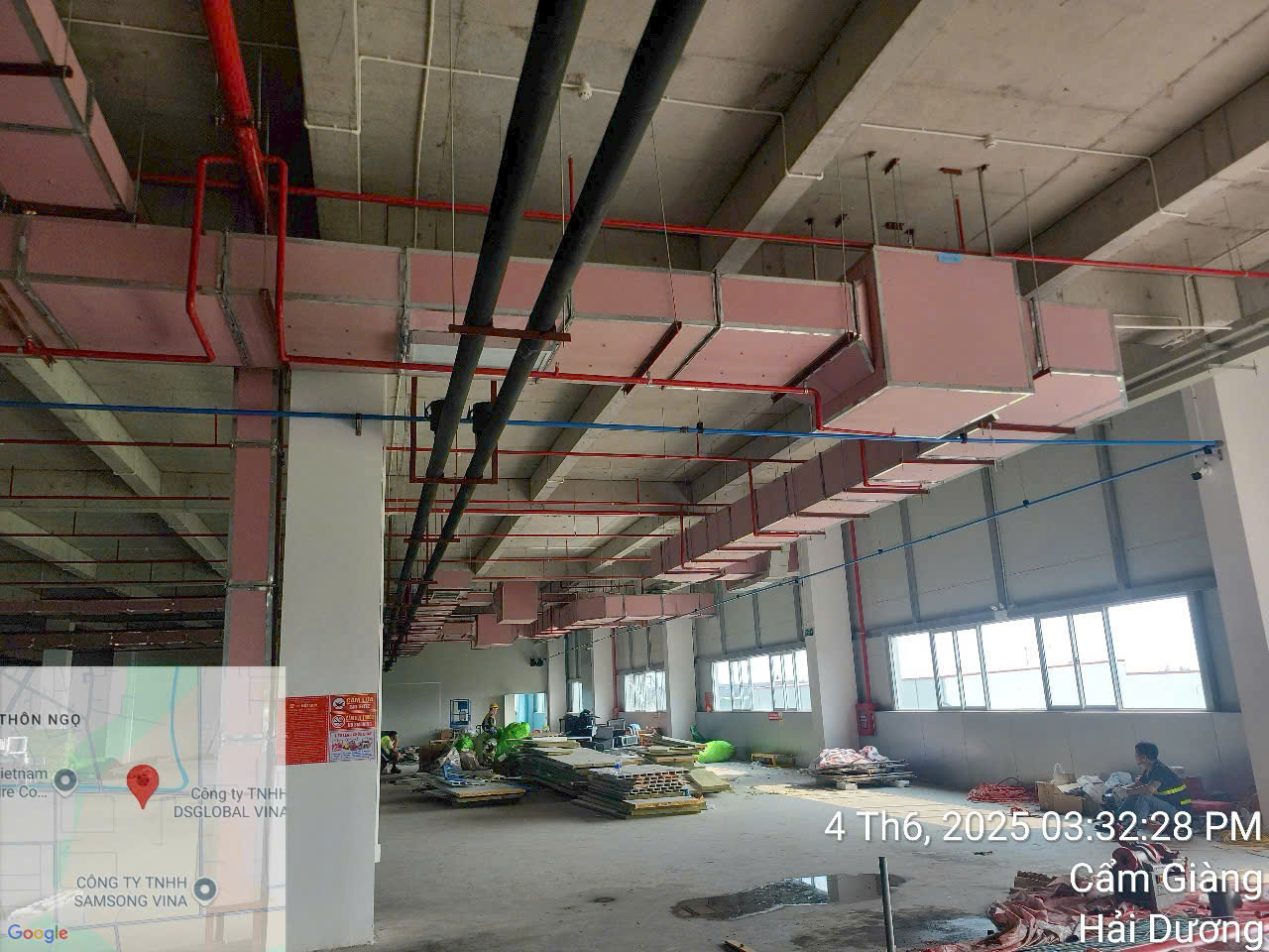 Tâm Phong thi công hệ cơ điện M&E tại công trường TP.HCM